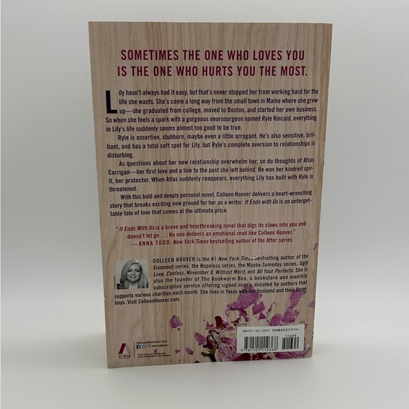 It Ends With Us by Colleen Hoover - Hardcover - Picture 3 of 3